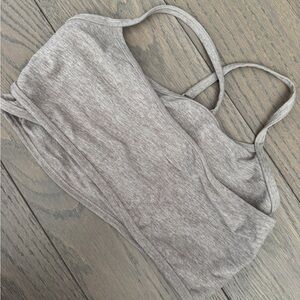 Beyond Yoga Beige Strappy Bralette